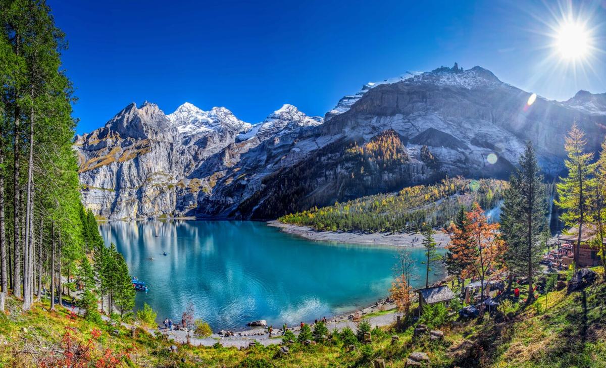 Many blue lakes are expected to turn green and brown