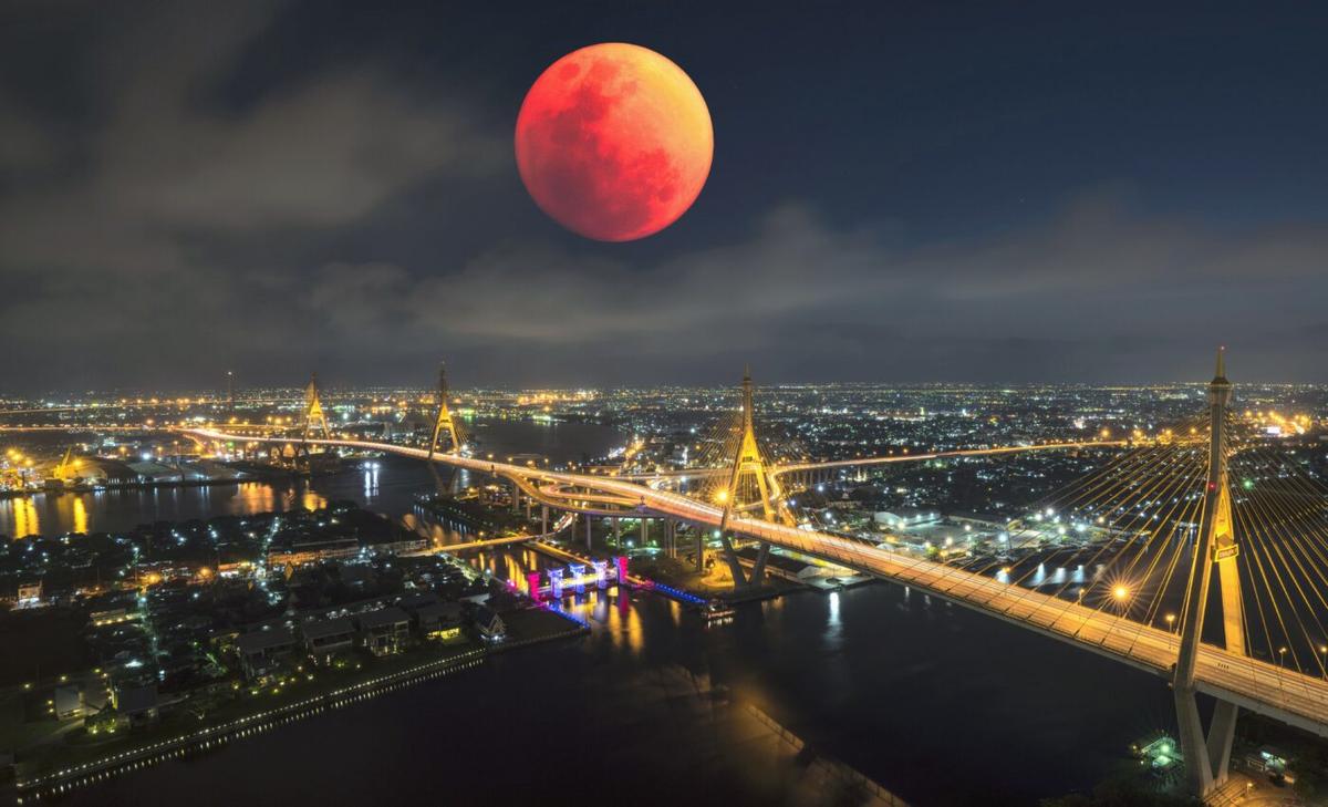 Ominous blood moon set to rise on Tuesday
