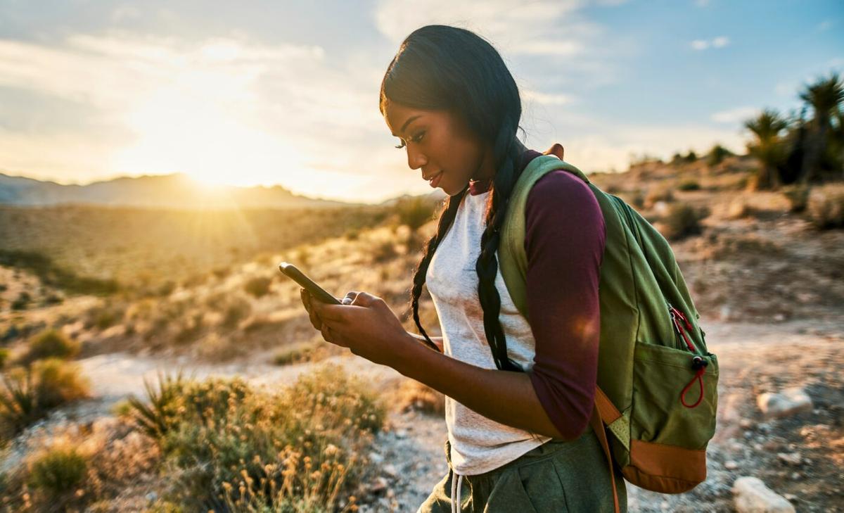 Smartphones track interactions between people and green spaces