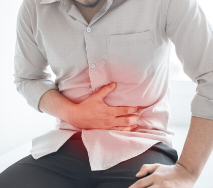 Man,With,Abdominal,Pain.,Abodominal,Disease,Concept.