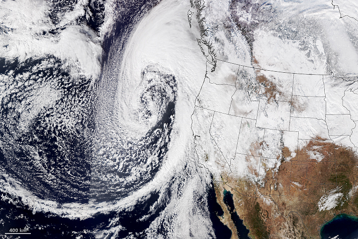 Atmospheric river drenches California