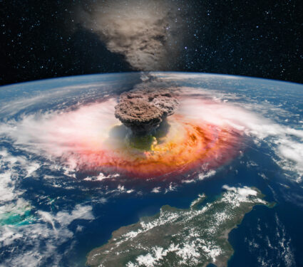 Epicenter,Of,A,Nuclear,Explosion,,Armageddon,For,Planet,Earth.,Elements