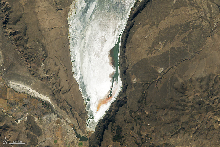 Why is Lake Albert drying up?