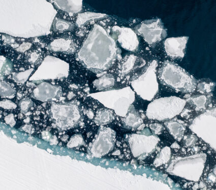 Melting,Ice,Near,Sirmilik,National,Park,On,Bylot,Island.,Pond