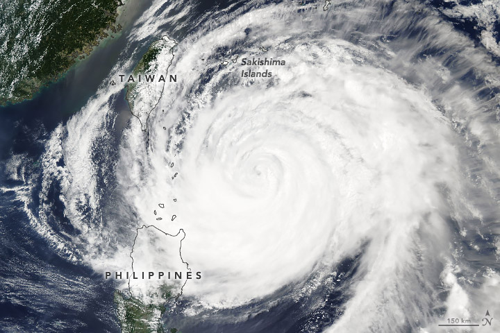 Typhoon Mawar is one of the strongest May storms on record