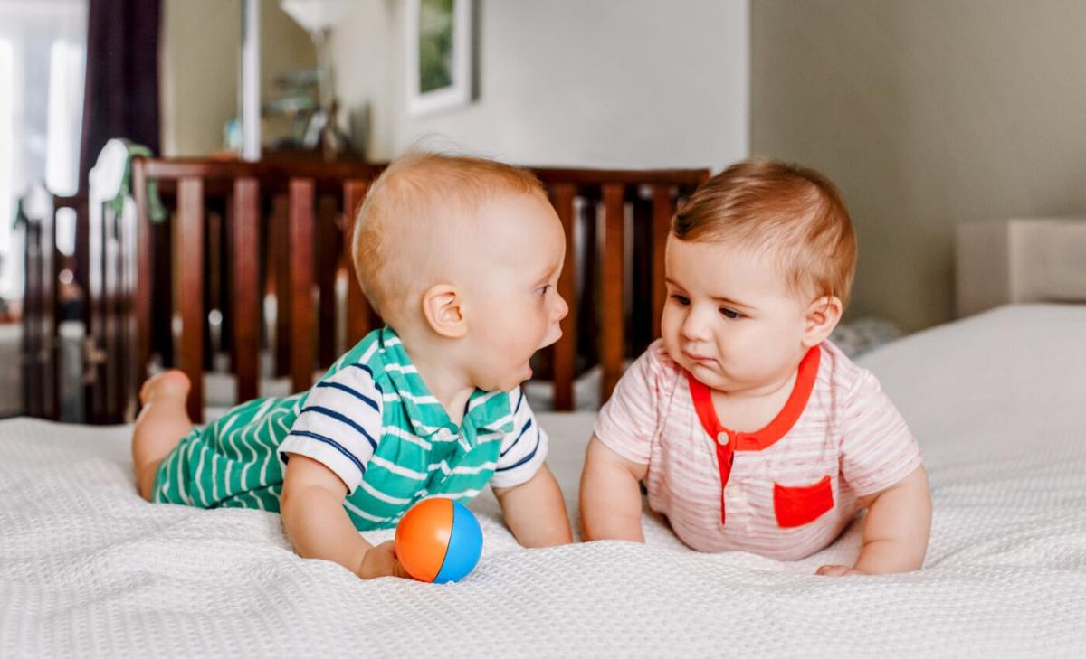 Male babies talk more than females during the first year