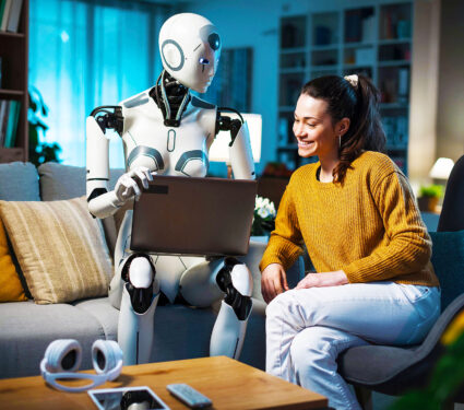 A,Pretty,Young,Girl,Studies,With,The,Help,Of,Her