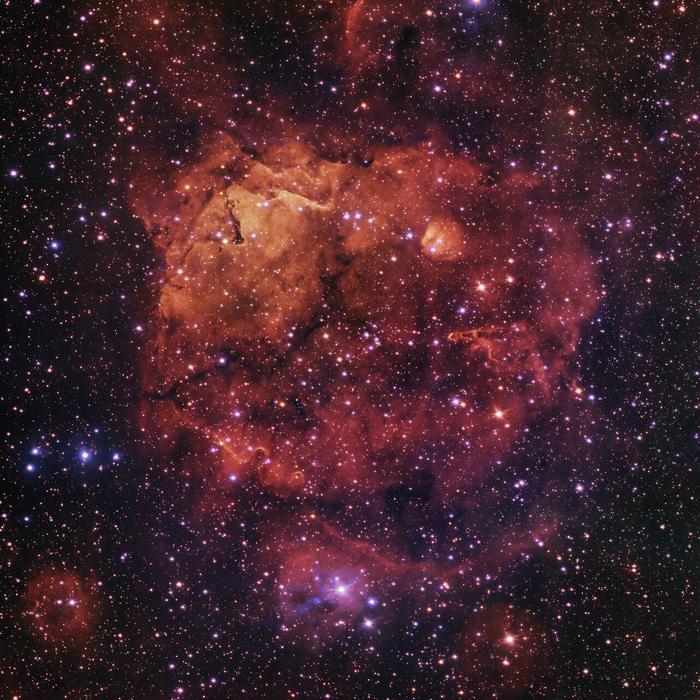 The "Smiling cat nebula" captured in a new, spectacular image