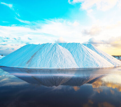 Natural,Sea,Salt,Producing,In,Las,Coloradas,,Yucatan,,Mexico