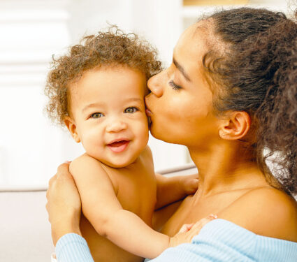 Love,Of,A,Mother,And,Baby.,Family,In,The,House.