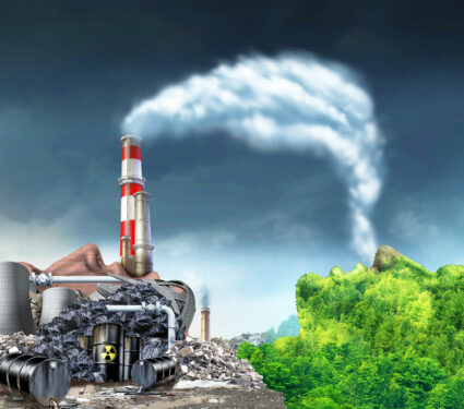 Industry,Pollution,Environment,Concept,As,A,Human,Head,Shaped,As