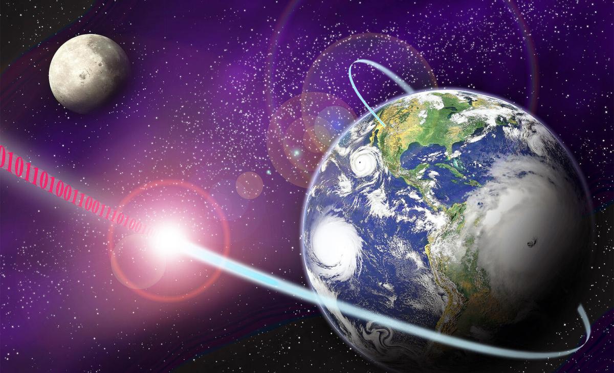 Laser beam message sent to Earth from deep outer space
