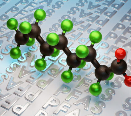 Pfas,-,Per-,And,Poly-fluoroalkyl,Substances,-,3d,Molecule,Conformer.
