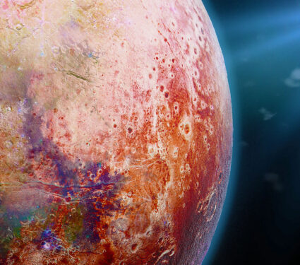 Exoplanet,Planet,Lit,By,An,Alien,Sun,(3d,Illustration,,Elements