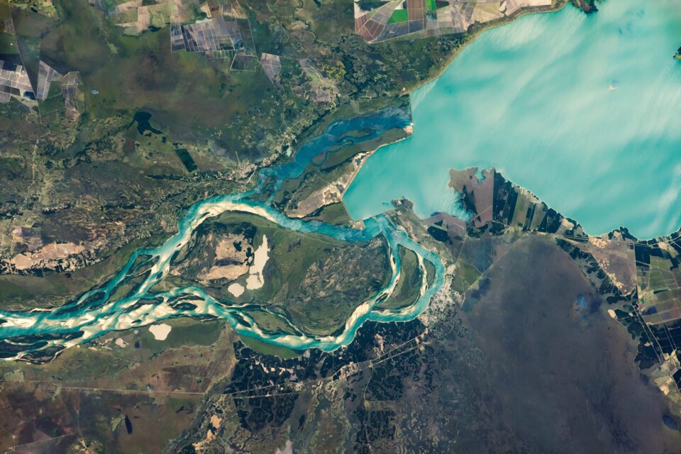 The Paraná River in South America