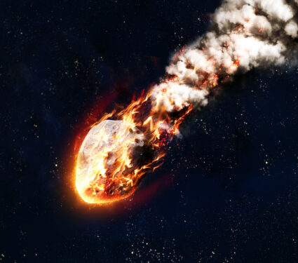 Meteor,Shower.,Elements,Of,This,Image,Furnished,By,Nasa