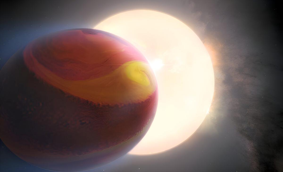 Alien weather: The changing atmosphere of exoplanet WASP-121 b