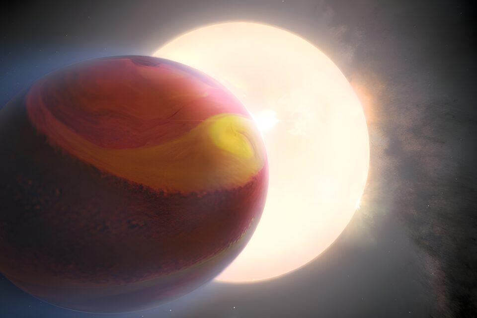 Alien weather: The changing atmosphere of exoplanet WASP-121 b