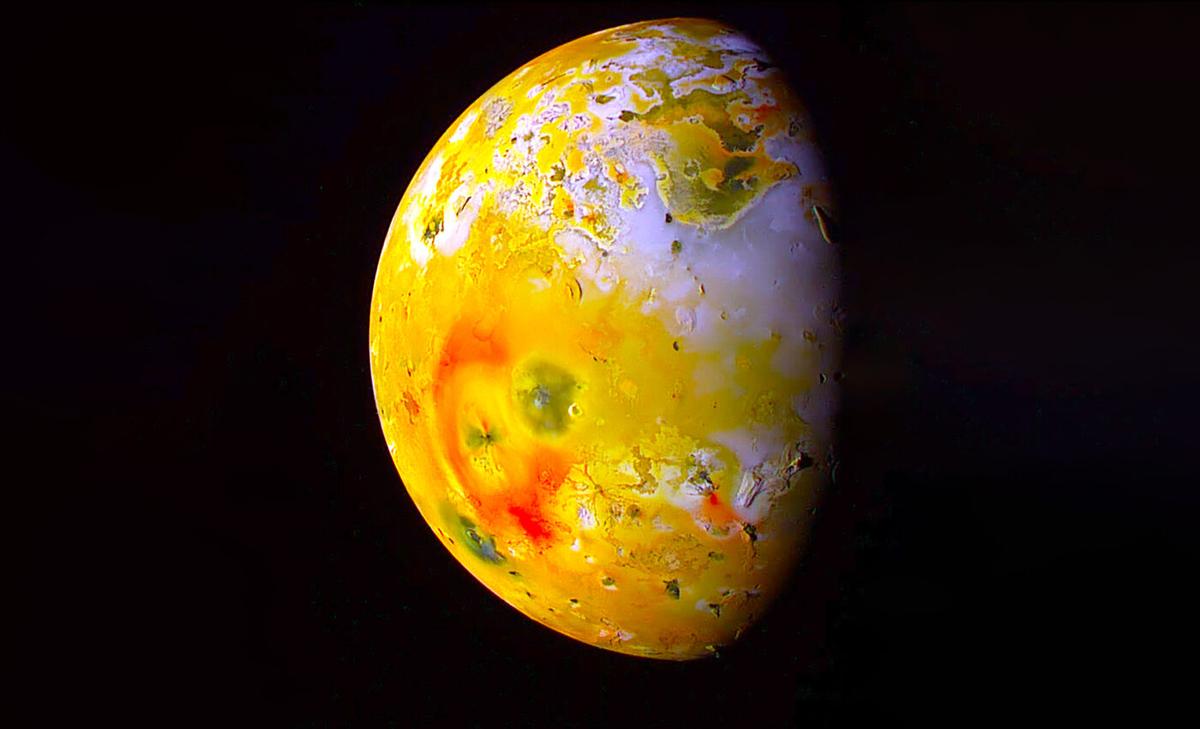 Jupiter’s volcanic moon, Io, captured in brilliant new photos
