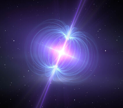 Magnetar,-,Neutron,Star,With,An,Extremely,Powerful,Magnetic,Field.