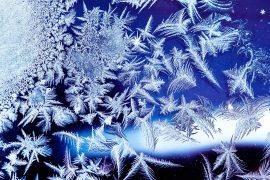 Beautiful,Frosty,Pattern,With,Various,Ornate,Patterns,On,Transparent,Glass