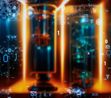 Digital,Transformation.,Supercomputer.,Quantum,Computer.