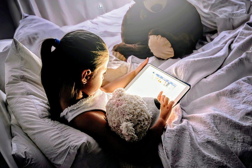 Children who watch screens in bed have the most disrupted sleep