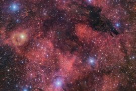 Dark Wolf Nebula in the constellation Scorpius