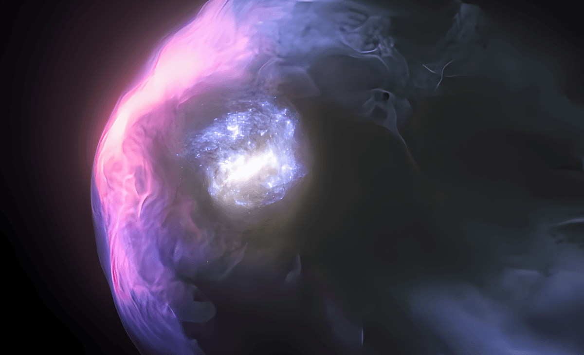 What happened when a dwarf galaxy clashed with the Milky Way?
