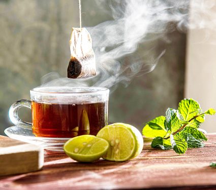 Tea,Bag,Pulled,From,Hot,Tea,Cup