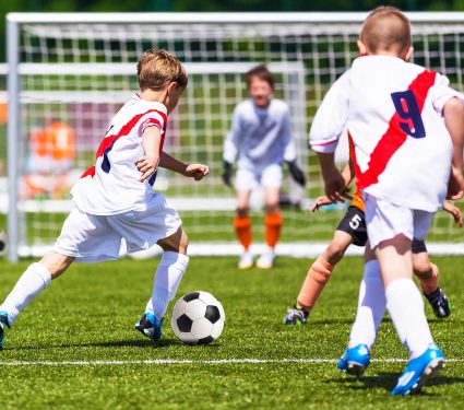 Training,And,Football,Match,Between,Youth,Soccer,Teams.,Young,Boys
