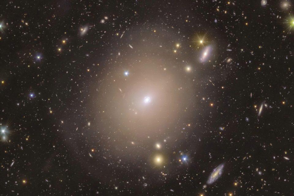 Stunning 'Einstein ring' warping space-time captured by Euclid