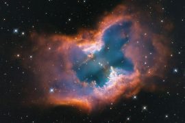 Planetary nebula with ethereal wings captured by Hubble