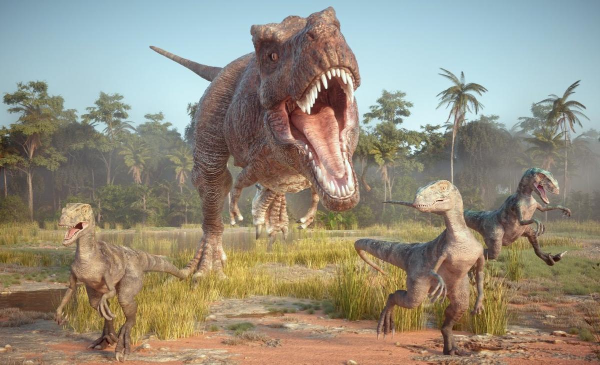 Dinosaur tracks reveal tyrannosaurs stalking their prey