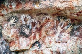 Prehistoric,Hand,Paintings,At,The,Cave,Of,The,Hands,(spanish: