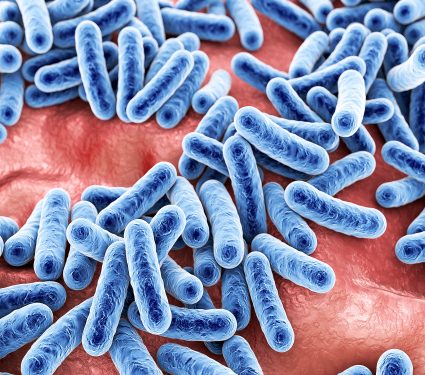 Bacteria,,Human,Microbiome,,Normal,Microflora,Of,Human,Body,,3d,Illustration