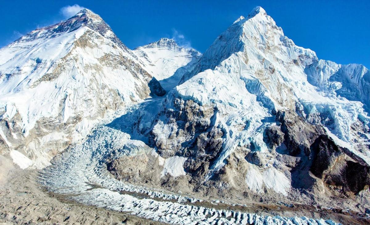 Shrinking glaciers in the Himalayas are not just threatened by heat