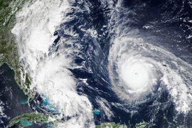 Two Atlantic storms collide in a rare tug-of-war