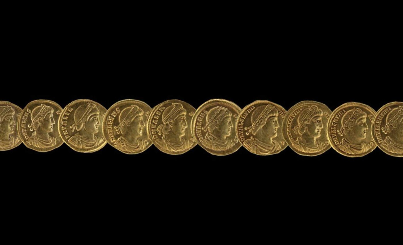 Roman treasure trove of gold coins unearthed after 1,700 years