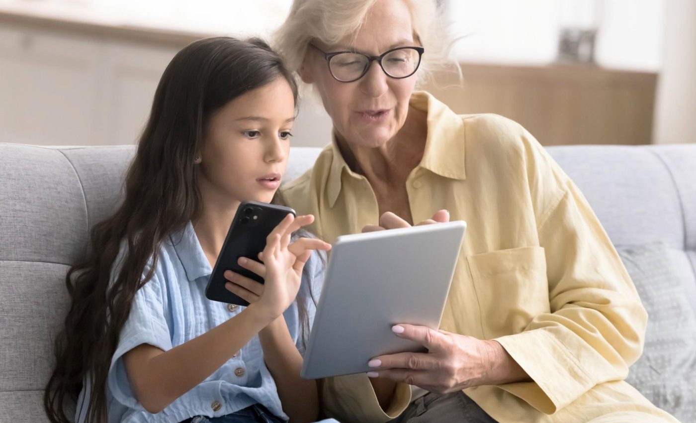 Grandparents play a big role in shaping kids’ screen habits