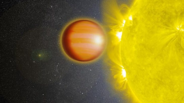 Scientists map a fiery exoplanet that tears water apart