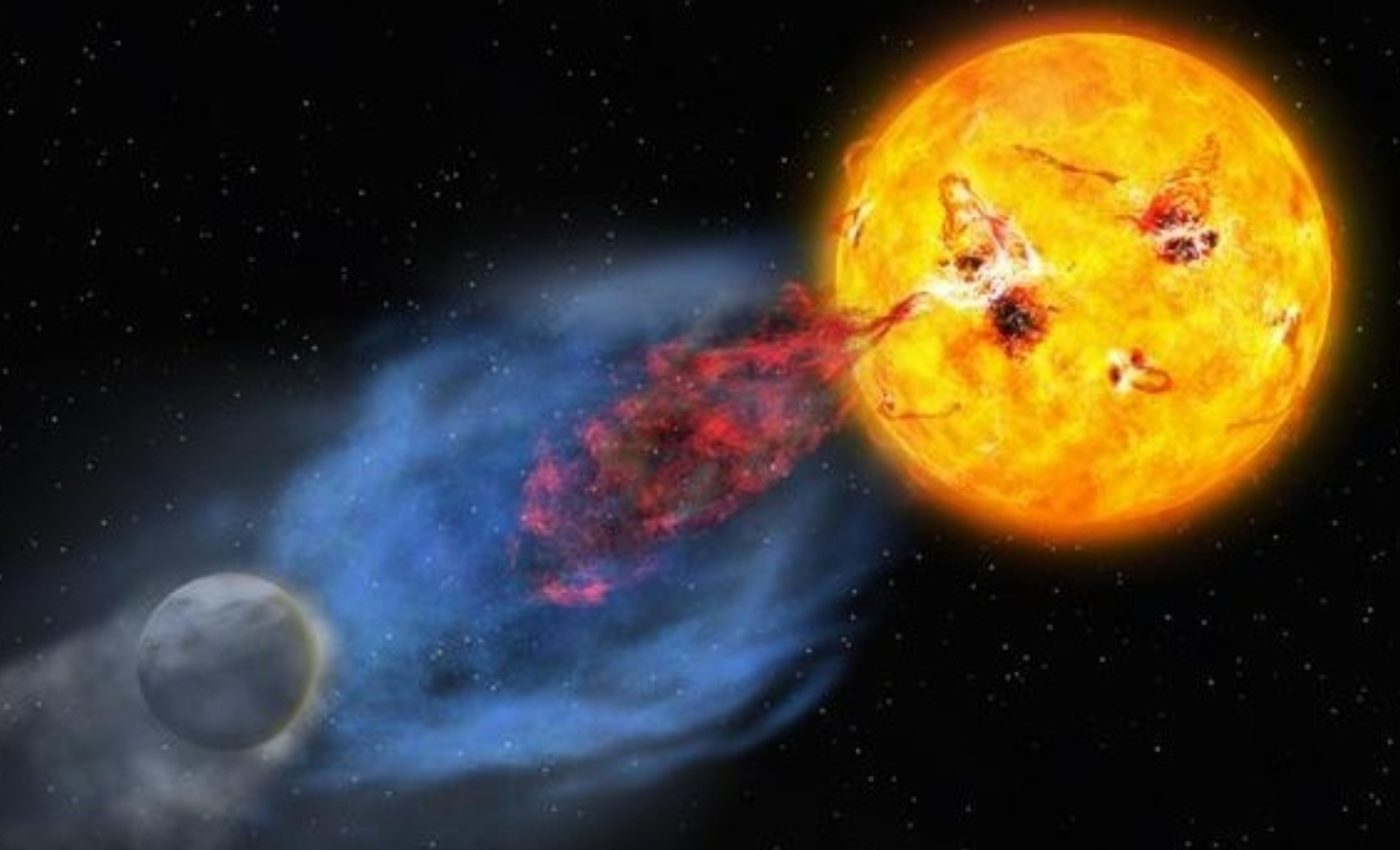 How violent flares from the young Sun changed Earth forever