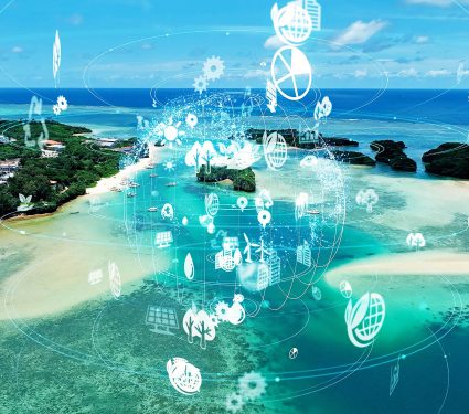 Marine,Aerial,Photography,And,Environmental,Technology,Concept