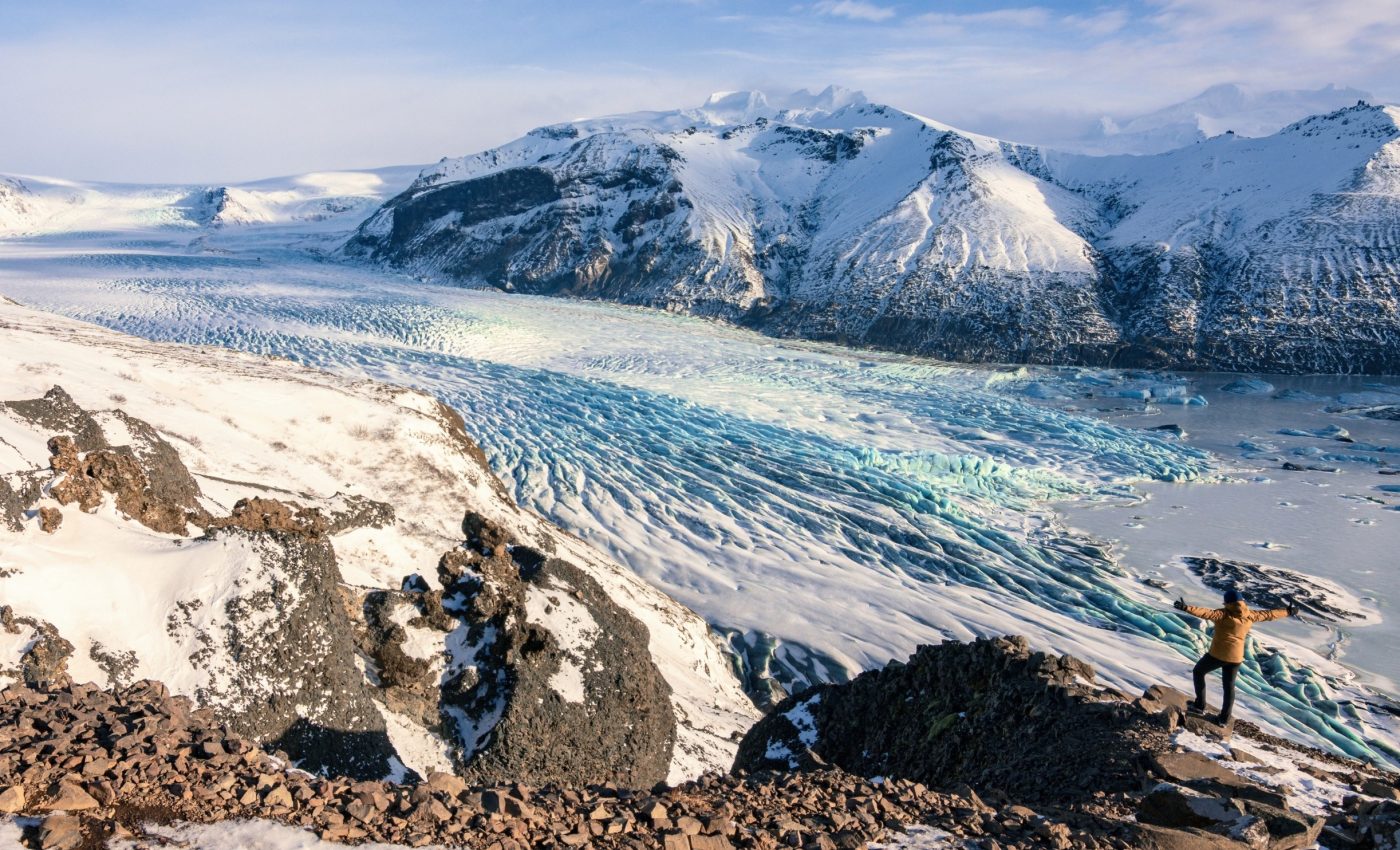 Why glaciers are reaching their top speeds earlier each year