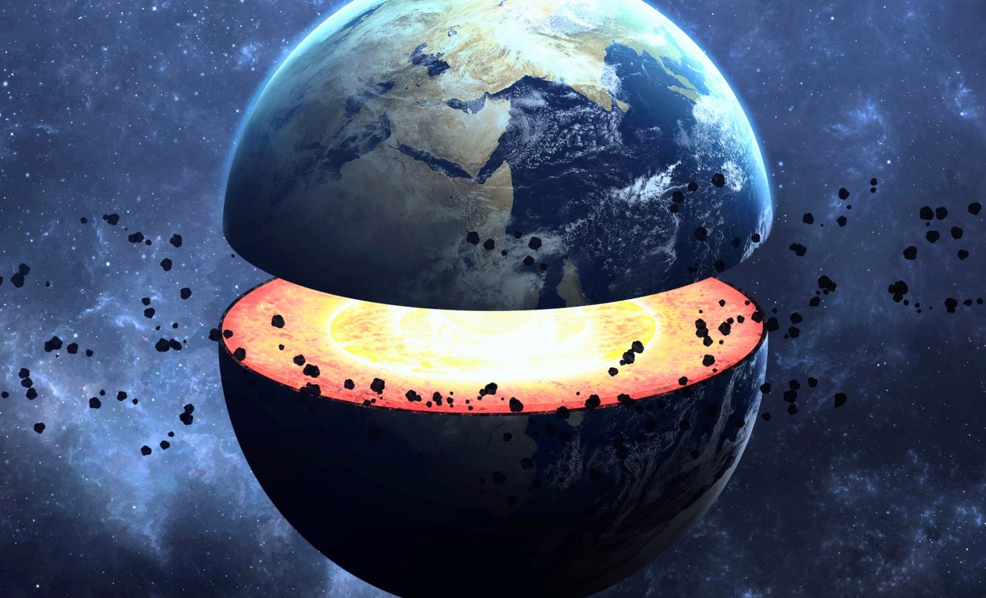 Earth's rocky mantle once stored an entire ocean's worth of water