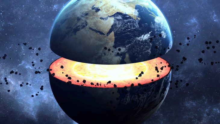 Earth's rocky mantle once stored an entire ocean's worth of water