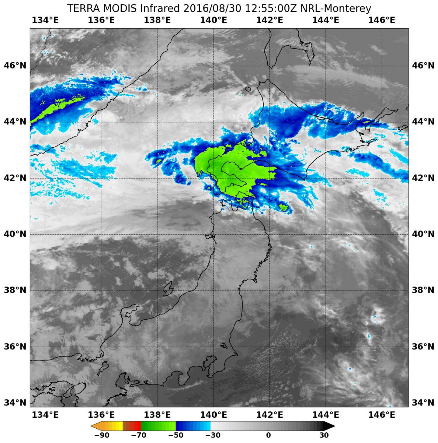 Tropical Storm Lionrock is quickly weakening