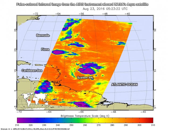 Tropical Depression Fiona is fading fast in the Atlantic Ocean