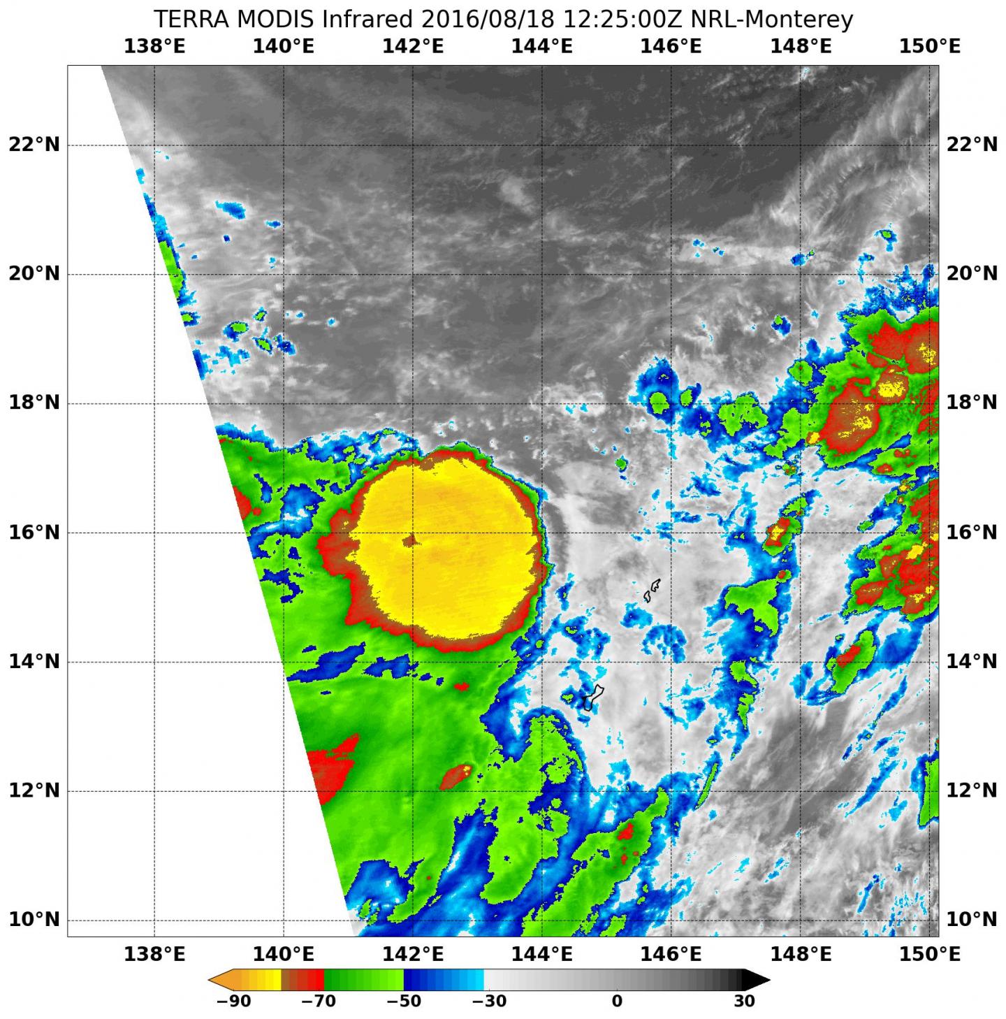 Tropical Depression 10W forms near Guam