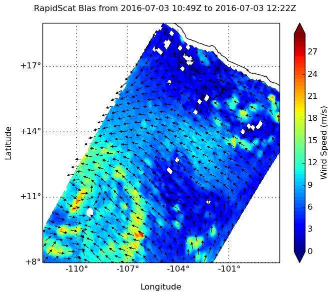 Hurricane Blas: NASA analyzes first hurricane of the Eastern